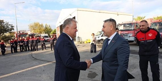 Başkan Balkan, İtfaiye Haftası’nda Kahraman İtfaiyecilerle Buluştu
